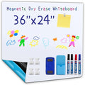 Whiteboard Adhesive Contact Paper, 36×24in Magnetic Whiteboard Roll, Dry Erase by Unknown