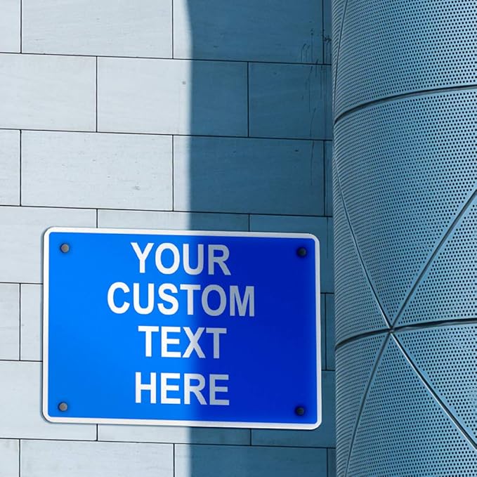 Aluminum Weatherproof Metal Sign Multiple Sizes Custom Personalized Text Here - Image 3