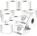 L LIKED 2" x 2" Direct Square Thermal Labels, Perforated QR Code and Barcode by LLIKED