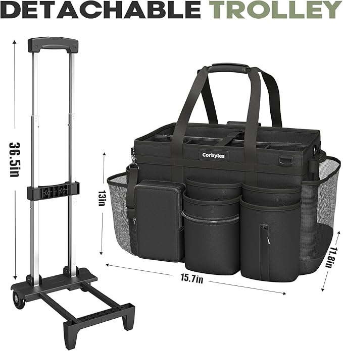 Rolling Cleaning Caddy Bag - Image 6