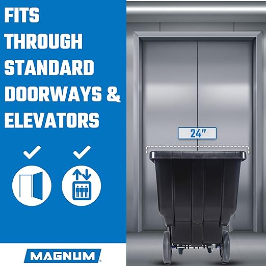 Magnum Tilt Truck, 1/2 Cu. Yd. Capacity Dump Cart - Image 4