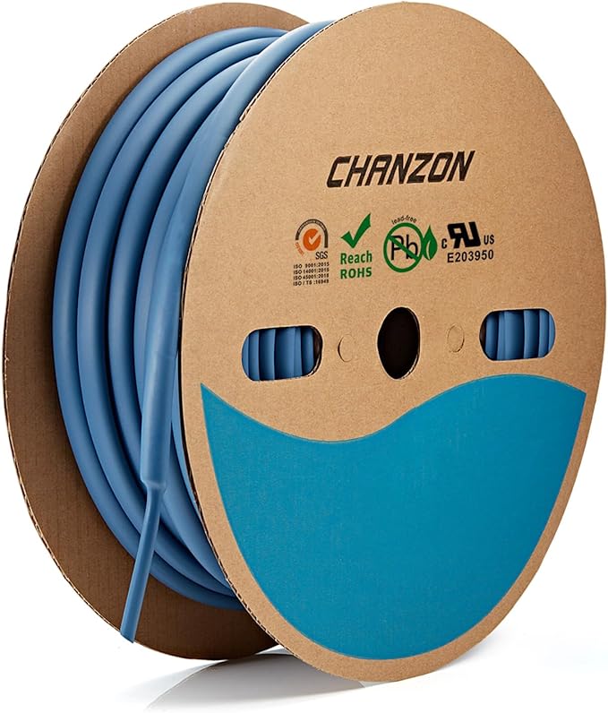 Chanzon 3:1 Ratio - 80ft Roll - Heat Shrink Tubing 3/8" - Marine Grade by Chanzon