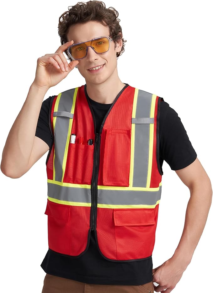 A-KSAFETY Custom High Visibility Reflective Safety Vest - Image 4