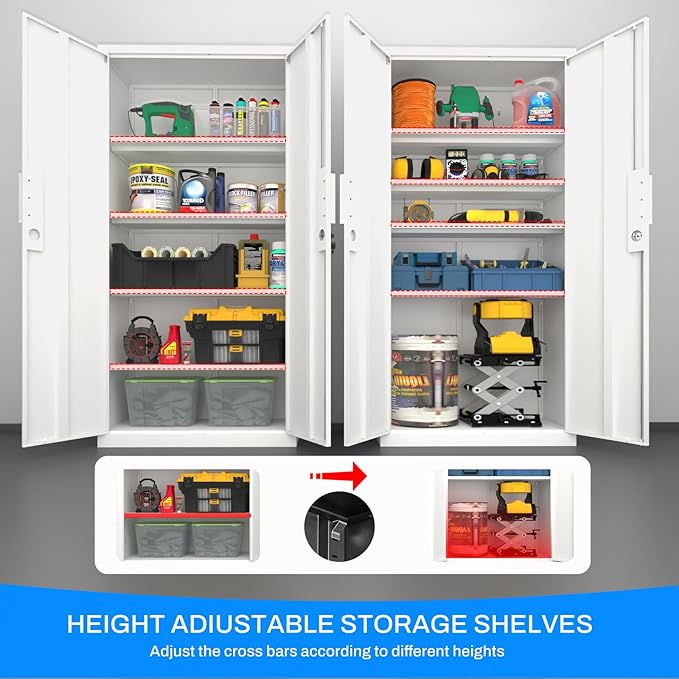 Metal Garage Storage Cabinet - Image 4