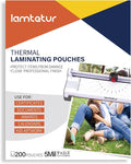 Thermal Laminating Pouches 9"x11.5" Inches, Holds 8.5 x 11 Inch Sheets by Lamtetur