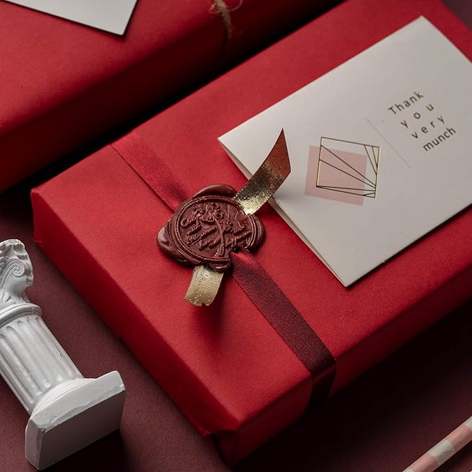 RUSPEPA Red Kraft Paper Roll - Image 3
