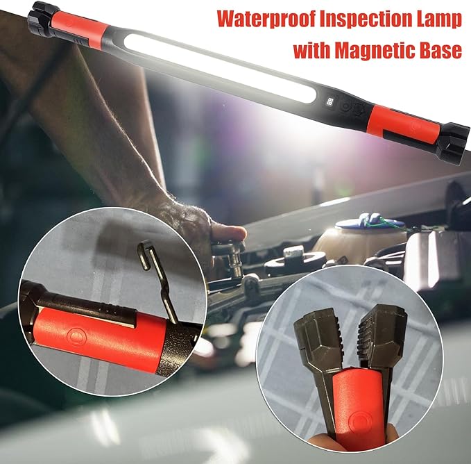 2026 New Magnetic Work Light, Rechargeable LED Mechanic Light, Under Hood Work - Image 4