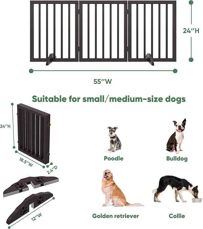 Freestanding Foldable Dog Gate - Image 2