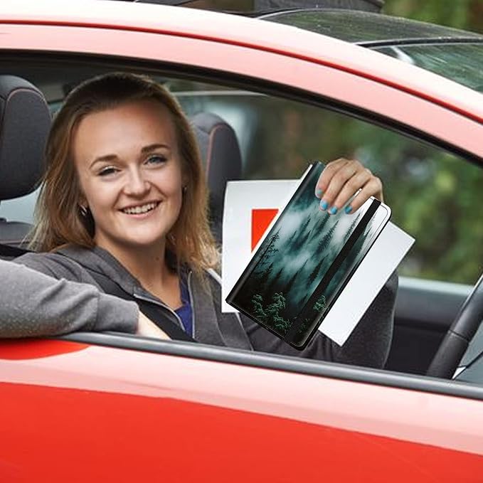 Car Registration and Insurance Holder, Leather Car Glove Box Organizer - Image 7