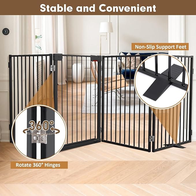 Metal Freestanding Dog Gates - Image 5