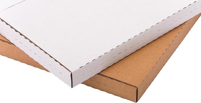 50 Pack Vinyl Record Mailers 12.8"L x 12.8"W x 1"H Multi Depth LP Album - Image 4