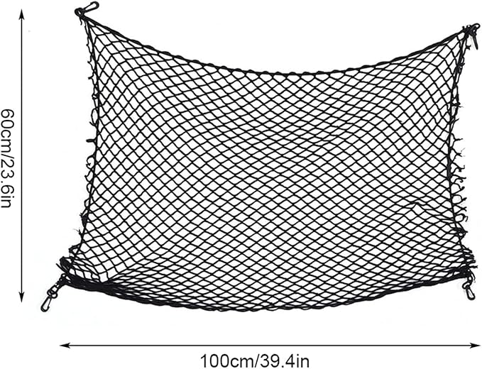 Car Trunk Storage Organizer Elastic Mesh Net, Cargo Retention Net - Image 8