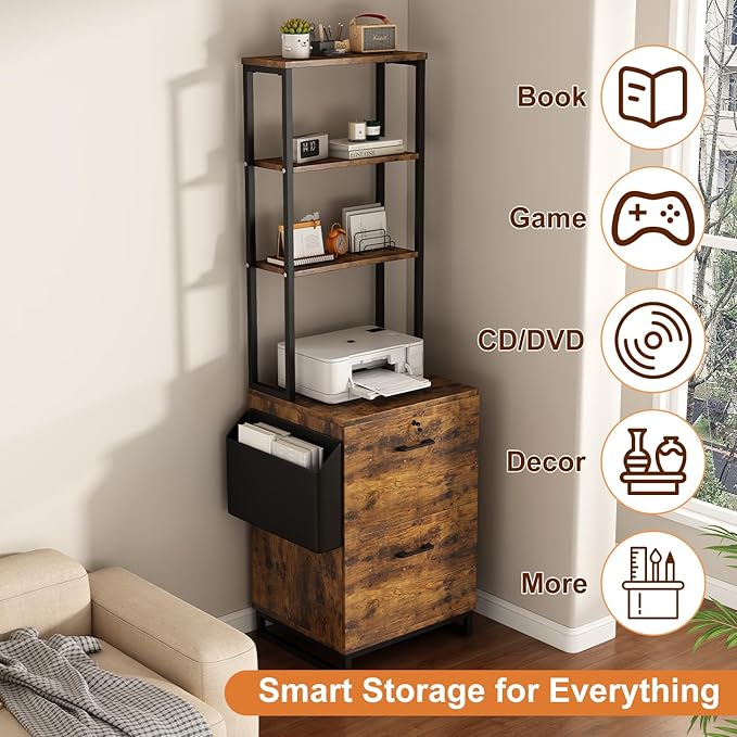 Locking Double Drawer File Cabinet - Image 4