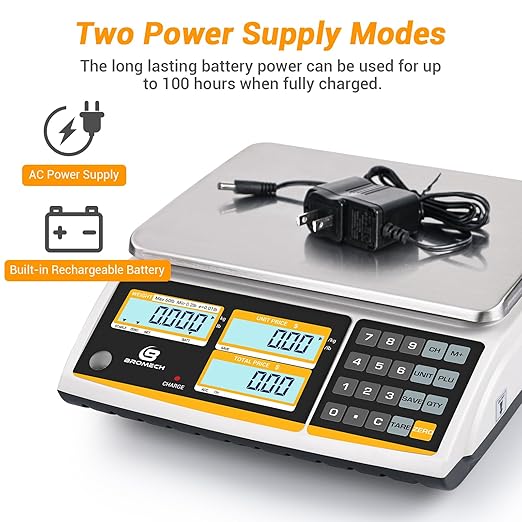 NTEP Certified Scale Price Computing, 60lb Capacity, 0.01lb Readability - Image 8
