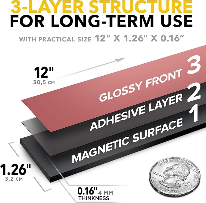 Adhesive Magnetic Strip for Knives Kitchen - Image 2