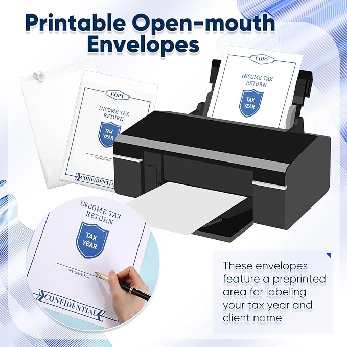 500 Pcs Income Tax Return Envelopes - Image 3