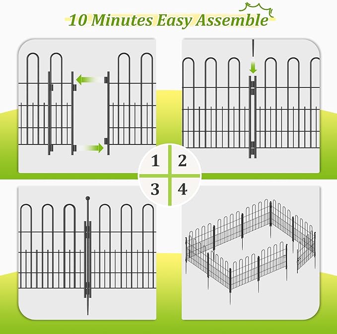 Bepatio Decorative Garden Fence Animal Barrier - Image 6