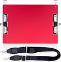 Aluminum Metal Clipboard with Detachable Adjustable Shoulder Strap A4 Double by Liushun