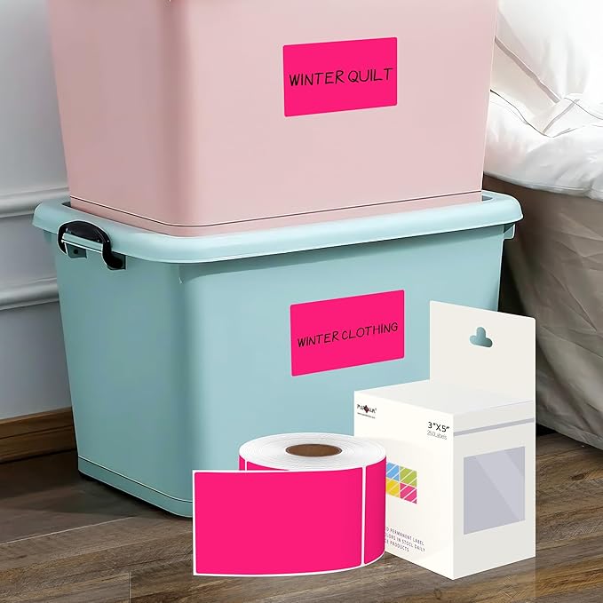 PARLAIM 3 X 5 Inch 4Rolls/1000 Per Roll Rectangle Inventory Color Coding Labels - Image 4