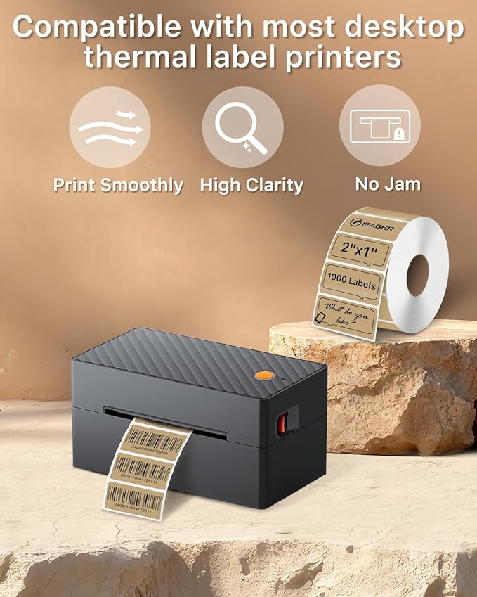 iEager 2x1 Inch Thermal Labels, Durable Shipping Label Printer Sticker - Image 5