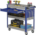 3 Tier Rolling Tool Cart, Heavy Duty Service Cart on Wheels by KIEPERI