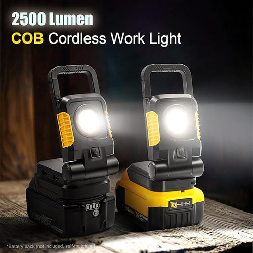 18V/20V Cordless Work Light, COB Work Light - Image 2