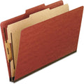 Pendaflex Pressboard Classification File Folders, 1 Divider, 2/5 Tab Cut by Pendaflex