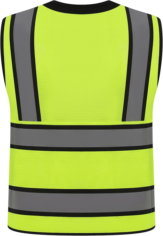Class 2 High Visibility Reflective Safety Vests Women & Men - Image 6