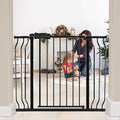 HOOEN Wide Baby Gates for Doorway Stairs 30" Tall 38.5-43.5 Inch Wide Indoor by HOOOEN