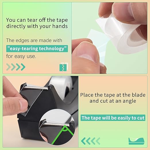 OWLKELA 12 Rolls Clear Tape Refills, Transparent Tape, All-Purpose Transparent - Image 4