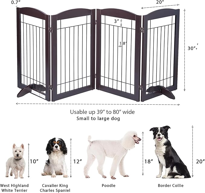 Spirich Freestanding Wire Pet Gate - Image 4