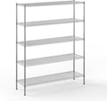 18" Deep x 60" Wide x 74" Height Wire Shelving Kit | 5-Tier | NSF Commercial by Regal+Altair