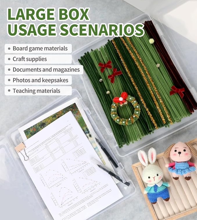 4-Pack Arts & Crafts Storage Boxes - Image 3