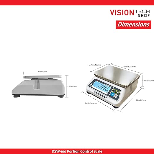 VisionTechShop DSW-100 Portion Food Scale - Image 7