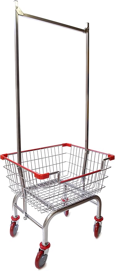 Laundry Cart Chrome Coated - Image 2