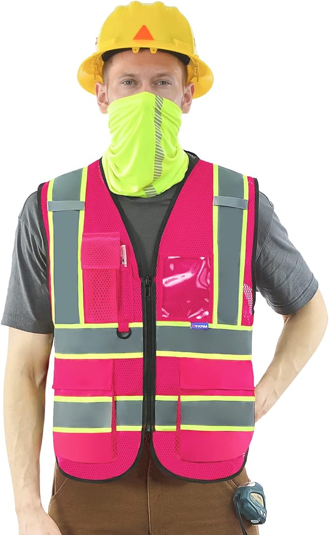 AYKRM 11 color High Vis Reflective Safety Vest by AYKRM