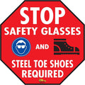 Mighty Line Stop Floor Sign Sticker by MightyLine