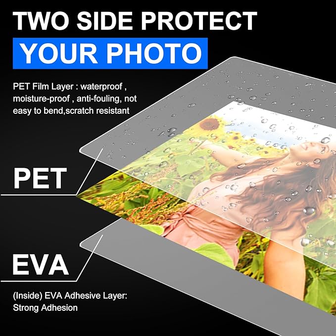 600 Pack Laminating Sheets, 3 Mil, 9 x 11.5 Inches Thermal Laminating Pouches - Image 3