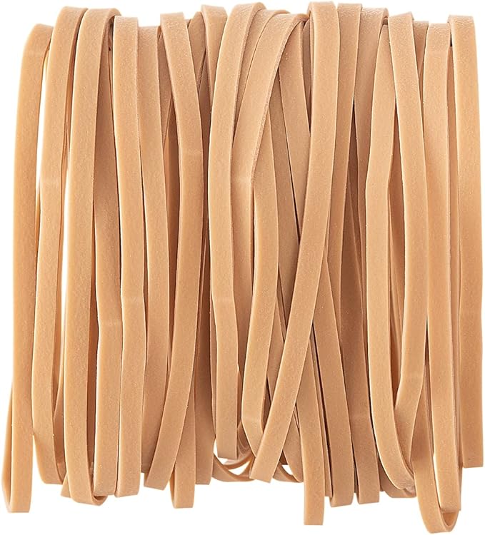Rubber Bands Size 33, Bulk Pack of 10lb Tan Rubber Bands, Made In USA - Image 7