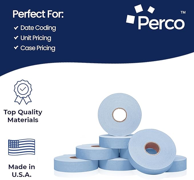 Perco Blue Pricing Labels for Monarch 1136 Price Gun - Image 4