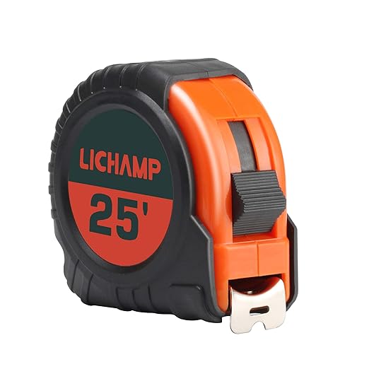 LICHAMP Tape Measure 25 ft, 6 Pack Bulk Easy Read Measuring Tape Retractable - Image 8