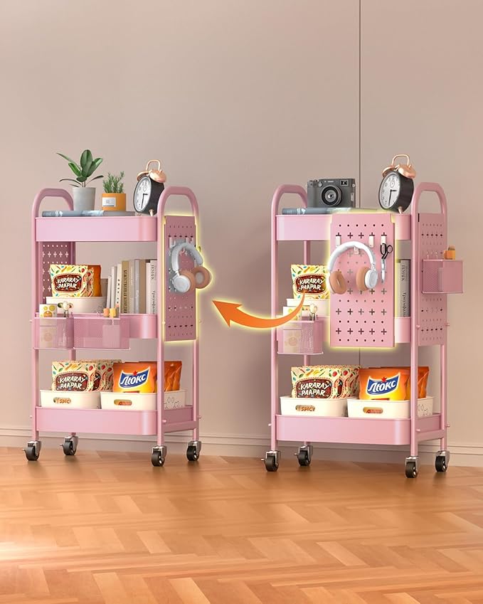 ALVOROG 3 Tier Rolling Cart - Image 7