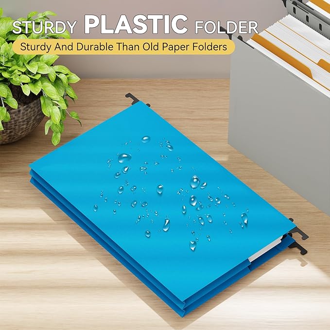 Expandable Legal Size Hanging Folders Extra Capacity, Reinforced 4" Filing - Image 2