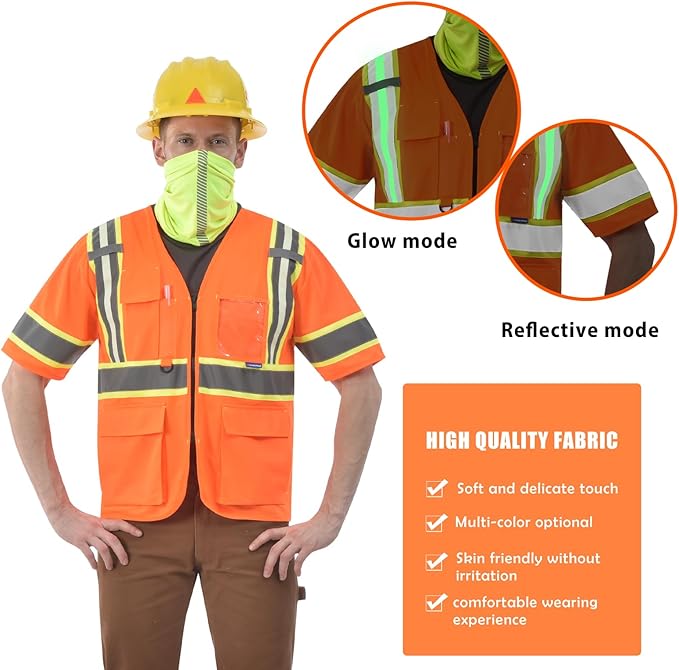 AYKRM 11 color High Vis Reflective Safety Vest - Image 4