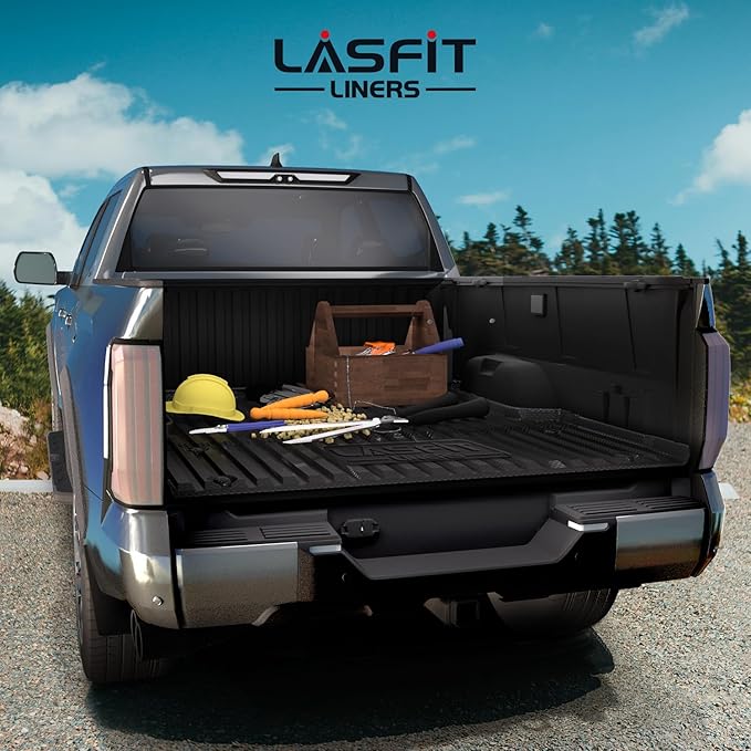 LASFIT Bed Mat for Toyota Tundra 2022-2026 5.5FT/5.5' Truck Bed, All Weather - Image 3