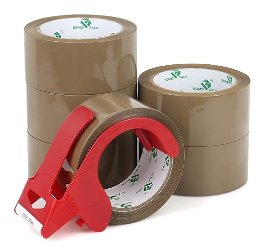 BOMEI PACK Brown Packing Tape by BOMEIPACK