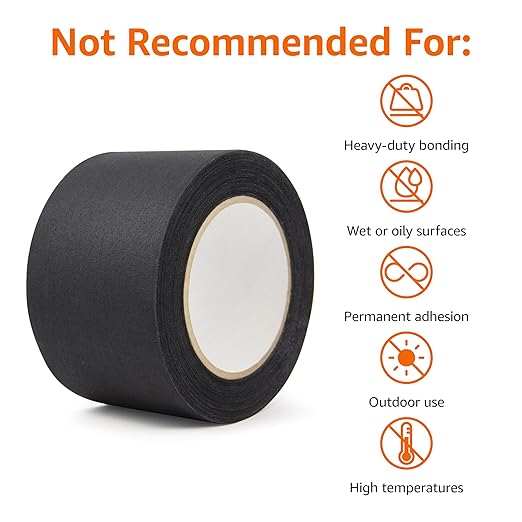 Amazon Basics No Residue, Non-Reflective Gaffers Tape - Image 4