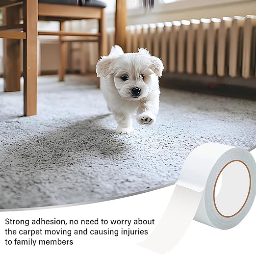 WINNOW Heavy Duty Double Sided Rug Tape 2 Inch x 30 Yards – Carpet Tape Gripper - Image 4