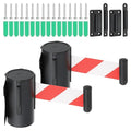 PATIKIL Fixed Wall Mount Retractable Belt Barrier by PATIKIL
