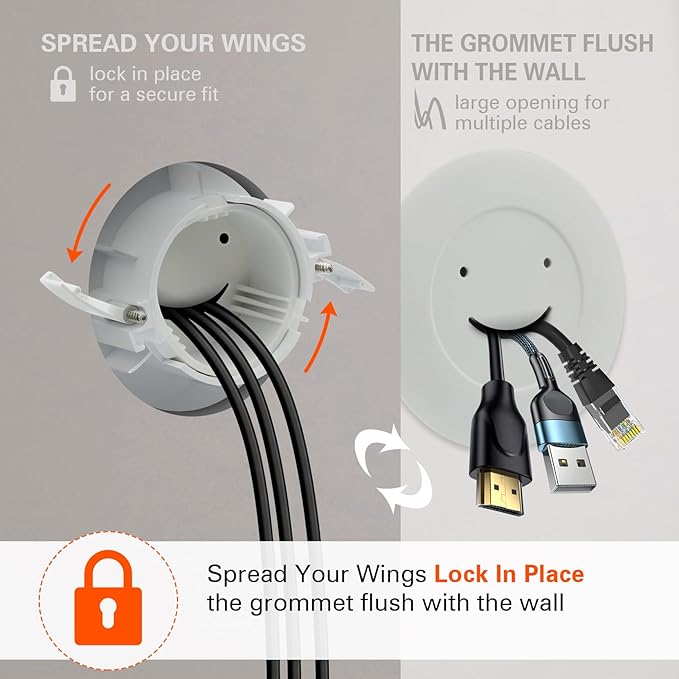 TV Wire Hider Kit for Wall Mount TV - Image 3